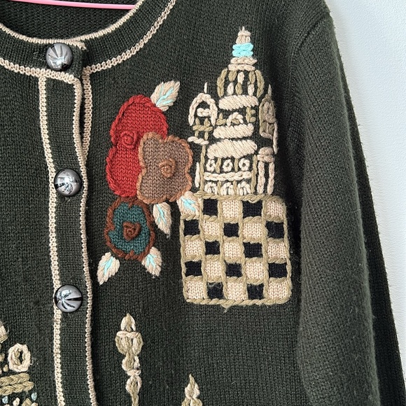 Vintage Style de Paris buttons cardigan for womens - Picture 4 of 7